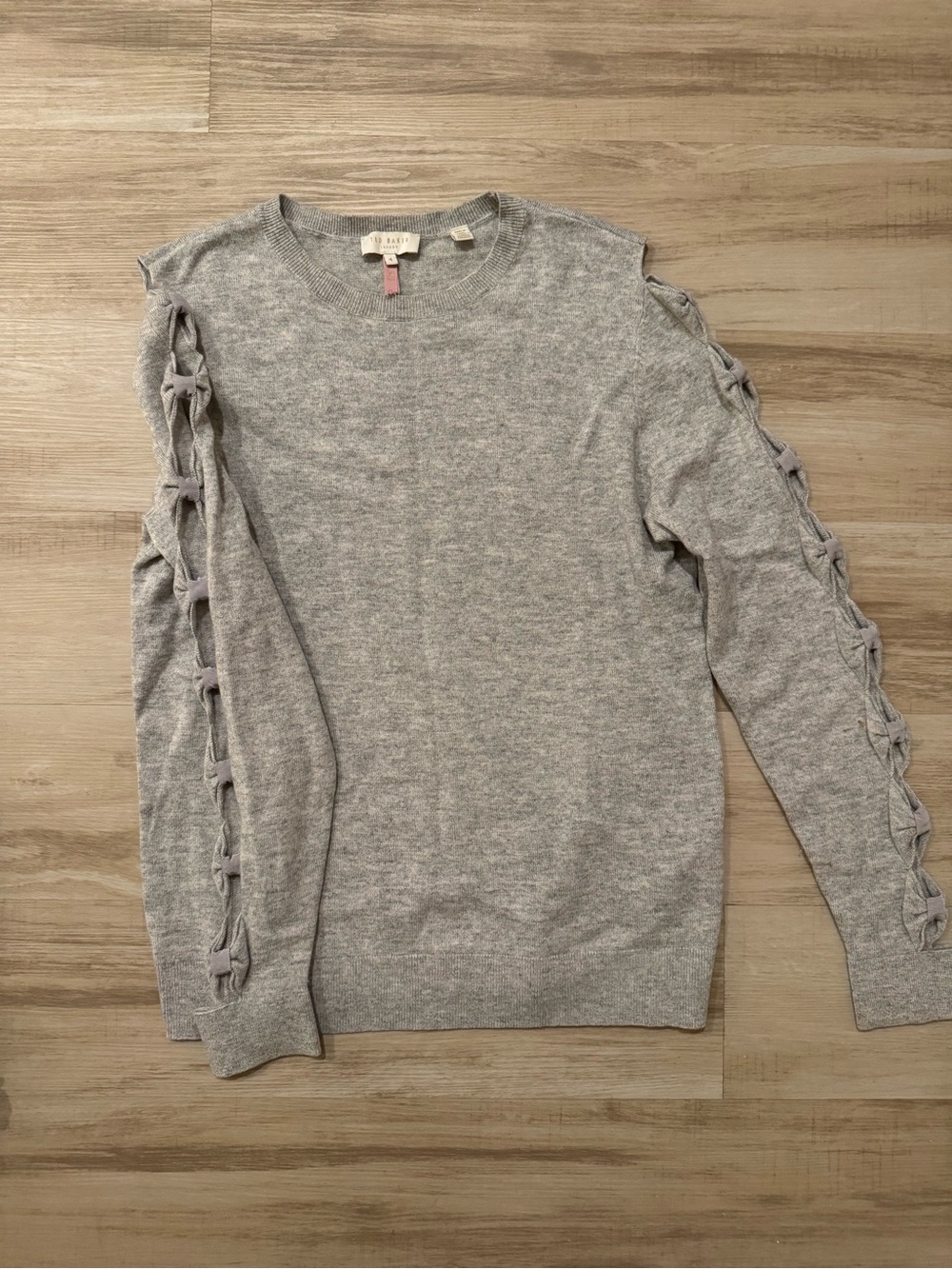 Ted Baker Cut-Out Bow Sleeve Women’s Sweater